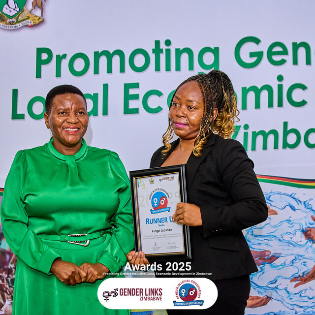 Media Runner up Fungai Lupande