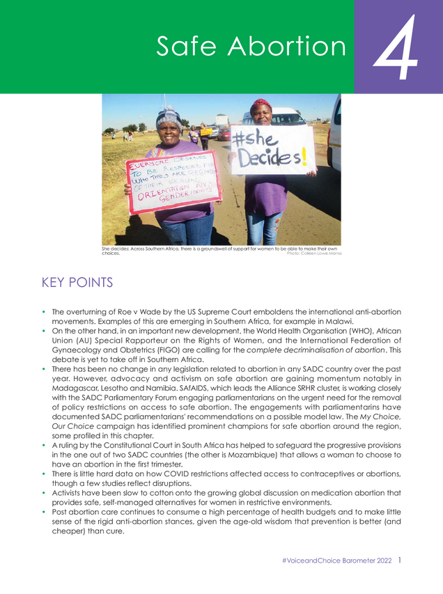 2022 Barometer Chapter 4 Safe Abortion