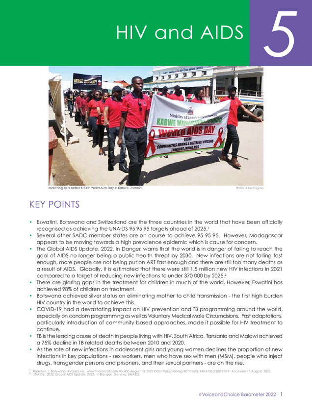2022 Barometer Chapter 5 HIV&AIDS
