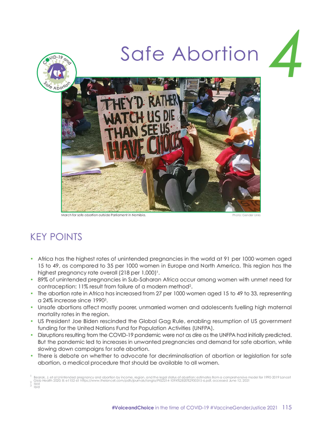 2021 Barometer Chapter 4 Safe Abortion