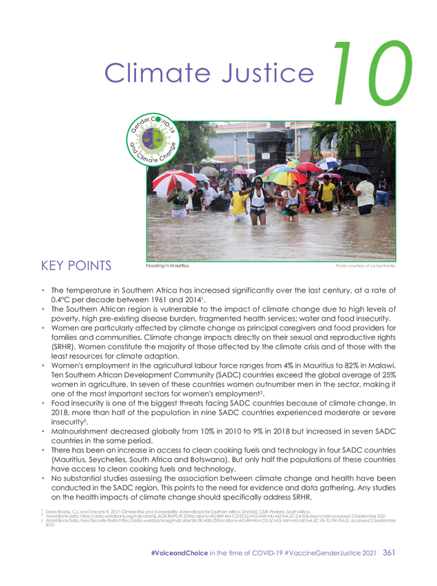 2021 Barometer Chapter 10 Climate Change