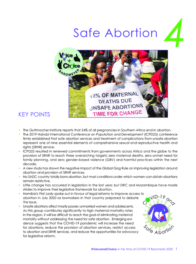 2020 Barometer Chapter 4 Safe Abortion
