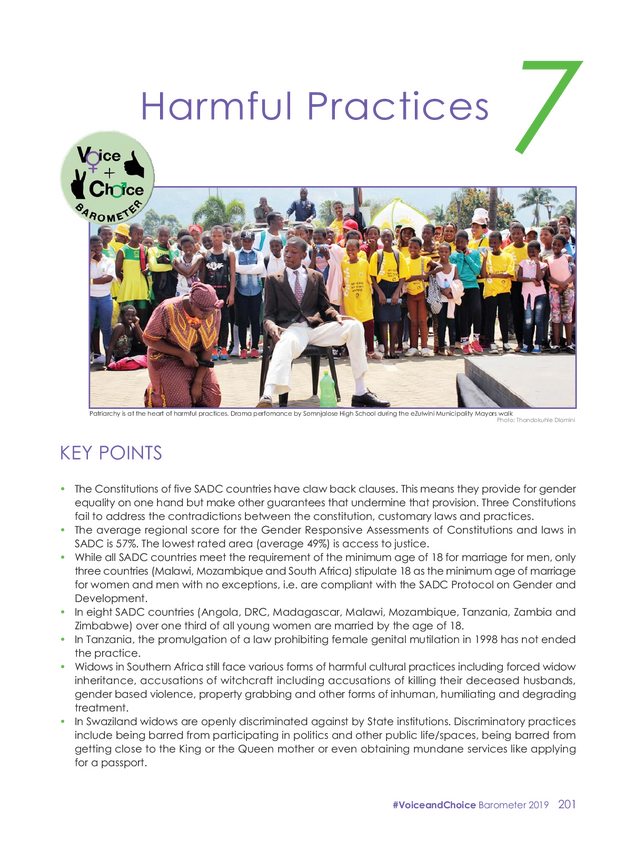 2019 Barometer Chapter 7 Harmful Practices