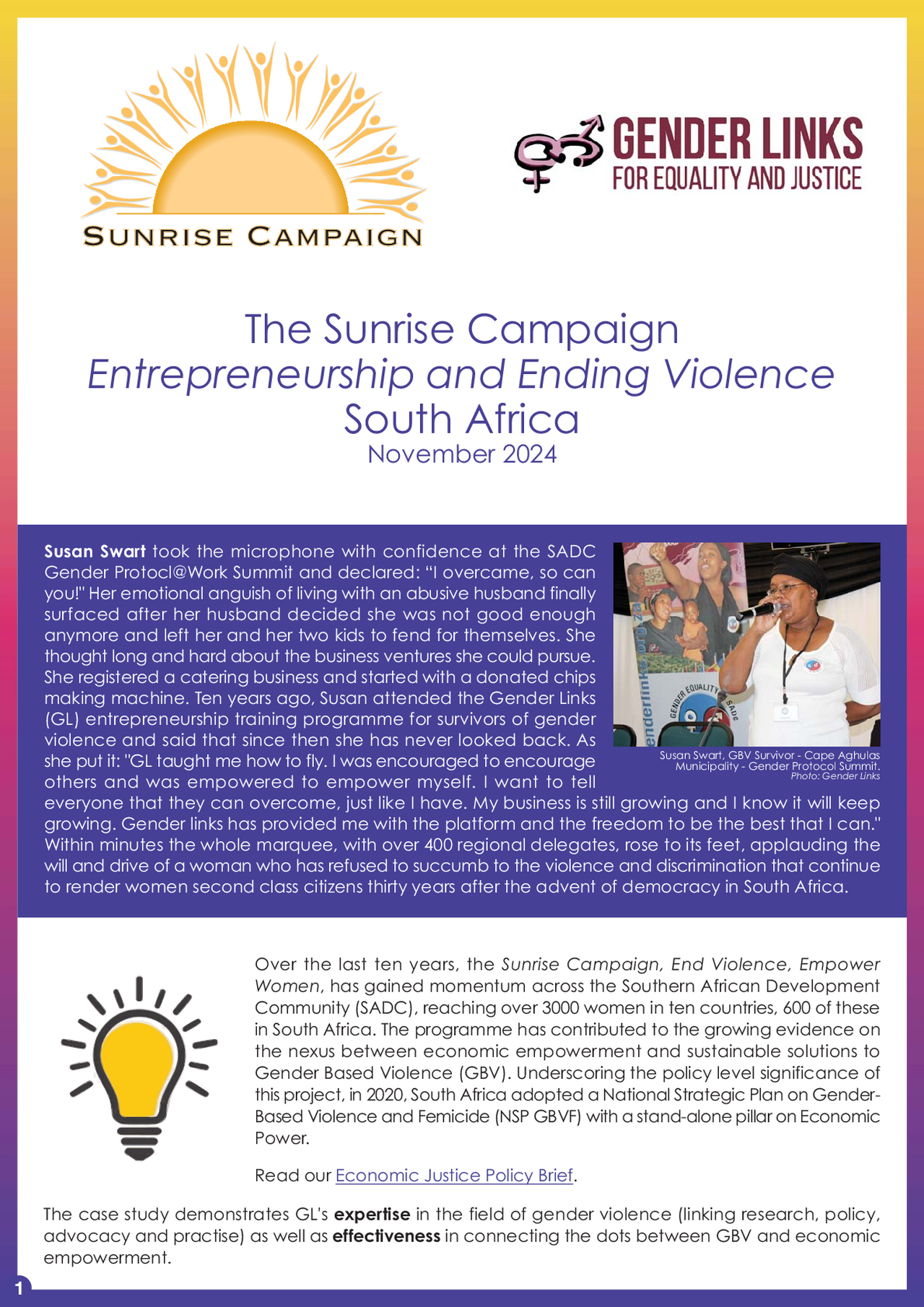 Sunrise Campaign Case Study
