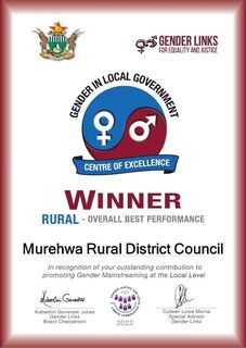 Murewa Rural District Council Best Rural COE 2022
