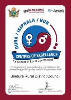 Bindura Rural District Council DURA Certificate
