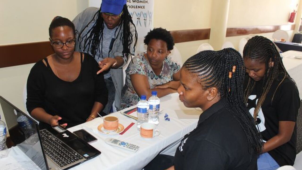 Group work during the alliance SRHR mapping Gaborone Botswana km 700x0 crop 80