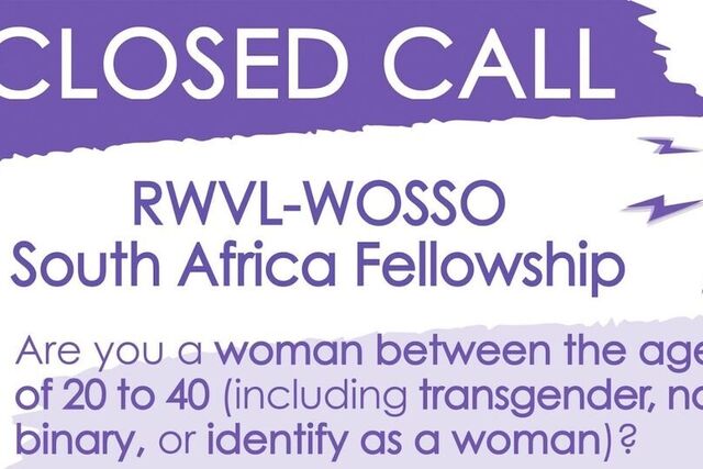 South Africa: RWVL-WOSSO call for applications