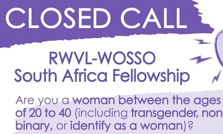 South Africa: RWVL-WOSSO call for applications