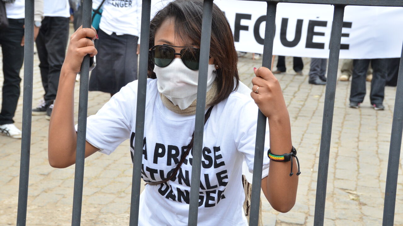Journalist protest in Anosy_RZ_23072014