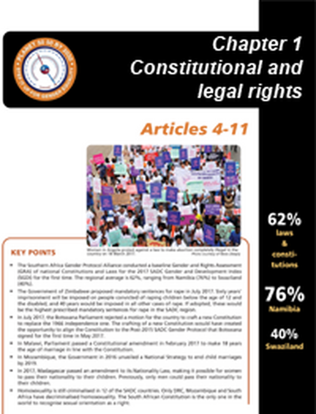 Constitutional & legal rights - SADC Barometer 2017