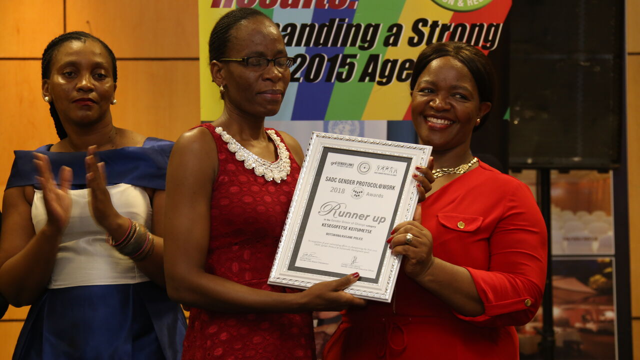 Keitumetse Kesegofetse Runner up Leadership category