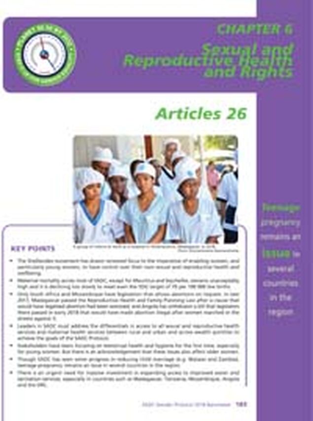 Sexual & Reproductive Rights - SADC Barometer 2018
