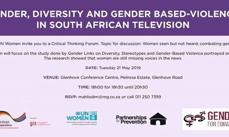 Gender Diversity & GBV in SA Television