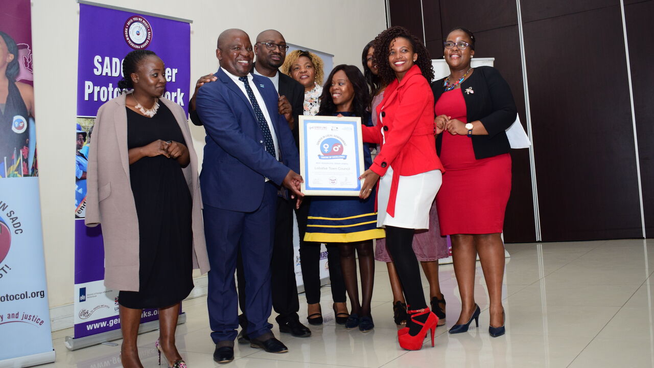 Most resourceful rural Lobatse Town Council Botswana National summit_Gaborone_Botswana_12062019