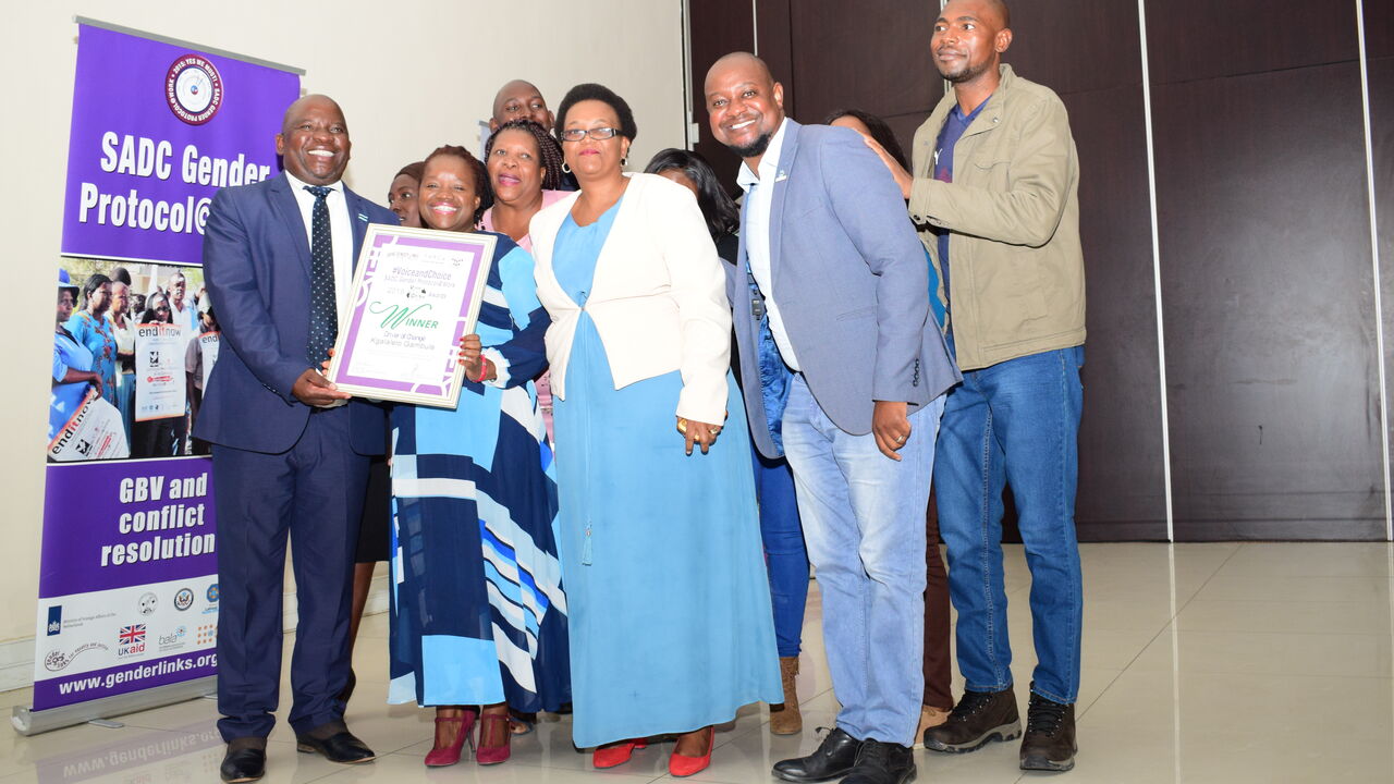 Driver of Change winner Kgalalelo Gambule Botswana National summit _Gaborone_Botswana_12062019