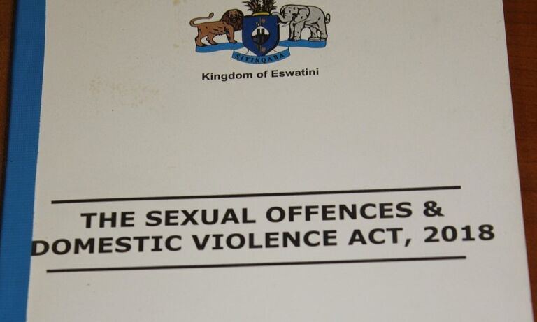 ESwatini: SODV Act most comprehensive law on GBV