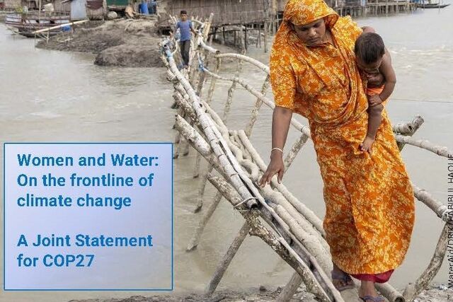 Women and Water: On the frontline of climate change #COP27