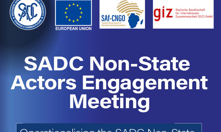 SADC Non-state actors engagement meeting
