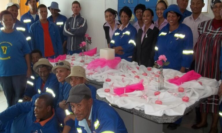 Aroab Council has a woman plumber