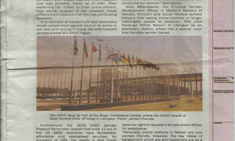 Transforming police services to support women